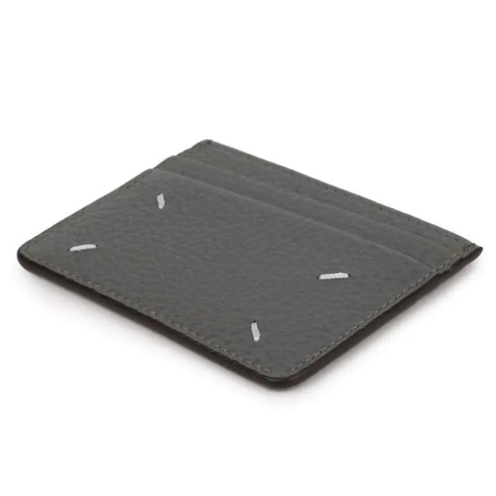 Stitched Logo Card Wallet